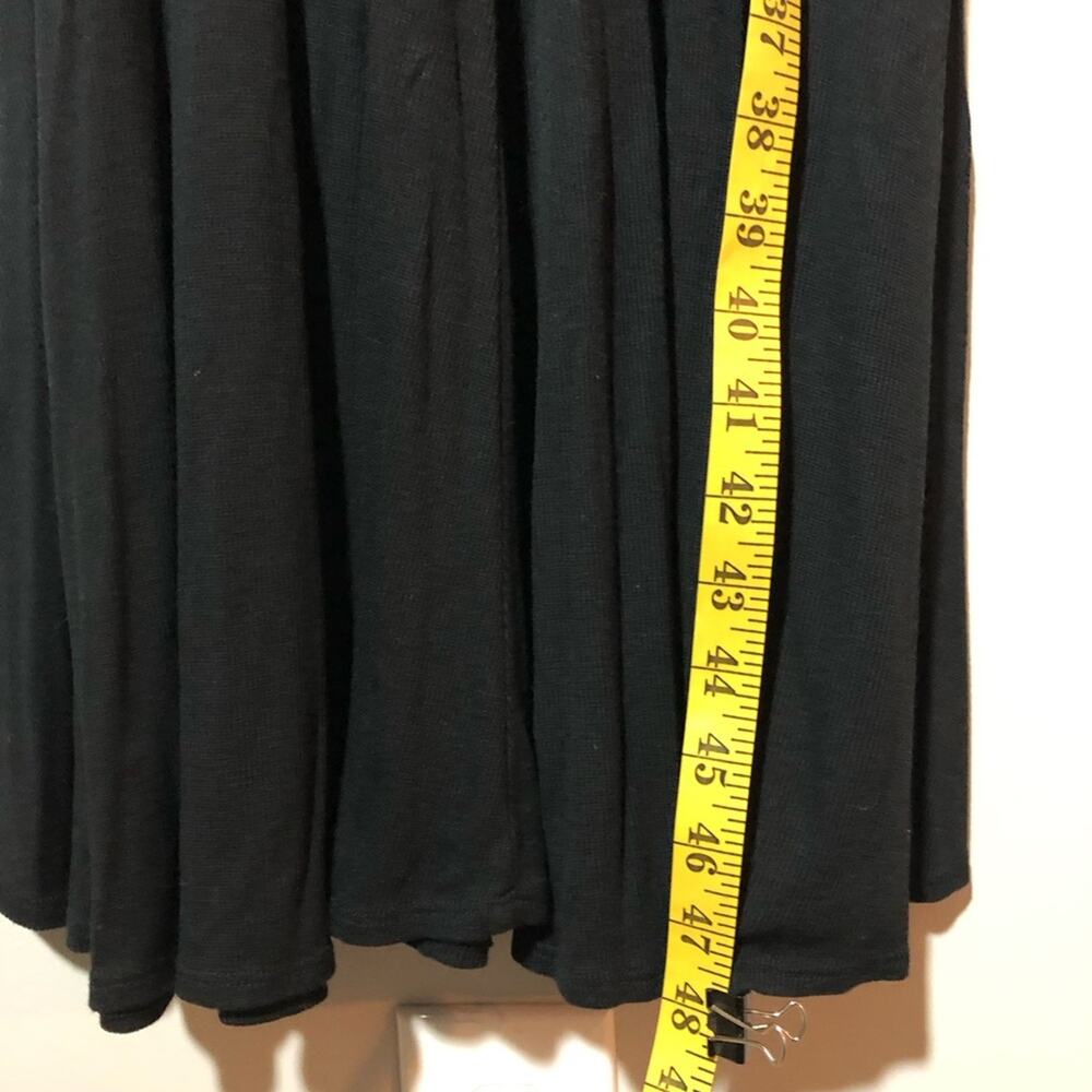 Marine layer Lexi rib sun-in scoop neck dress black S modal stretchy minimalist - Picture 7 of 13